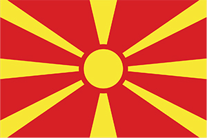 flag of North Macedonia
