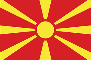 Flag of North Macedonia