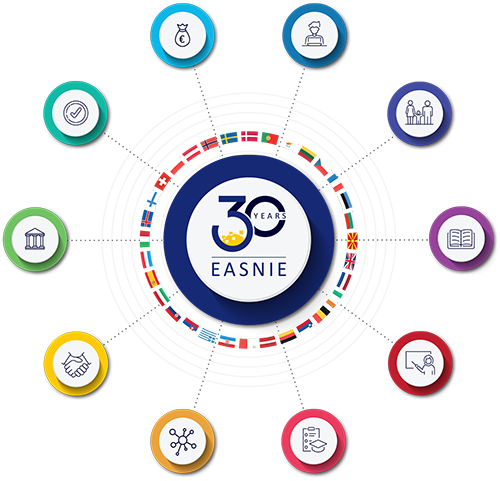 EASNIE 10 Pillars diagram with icons